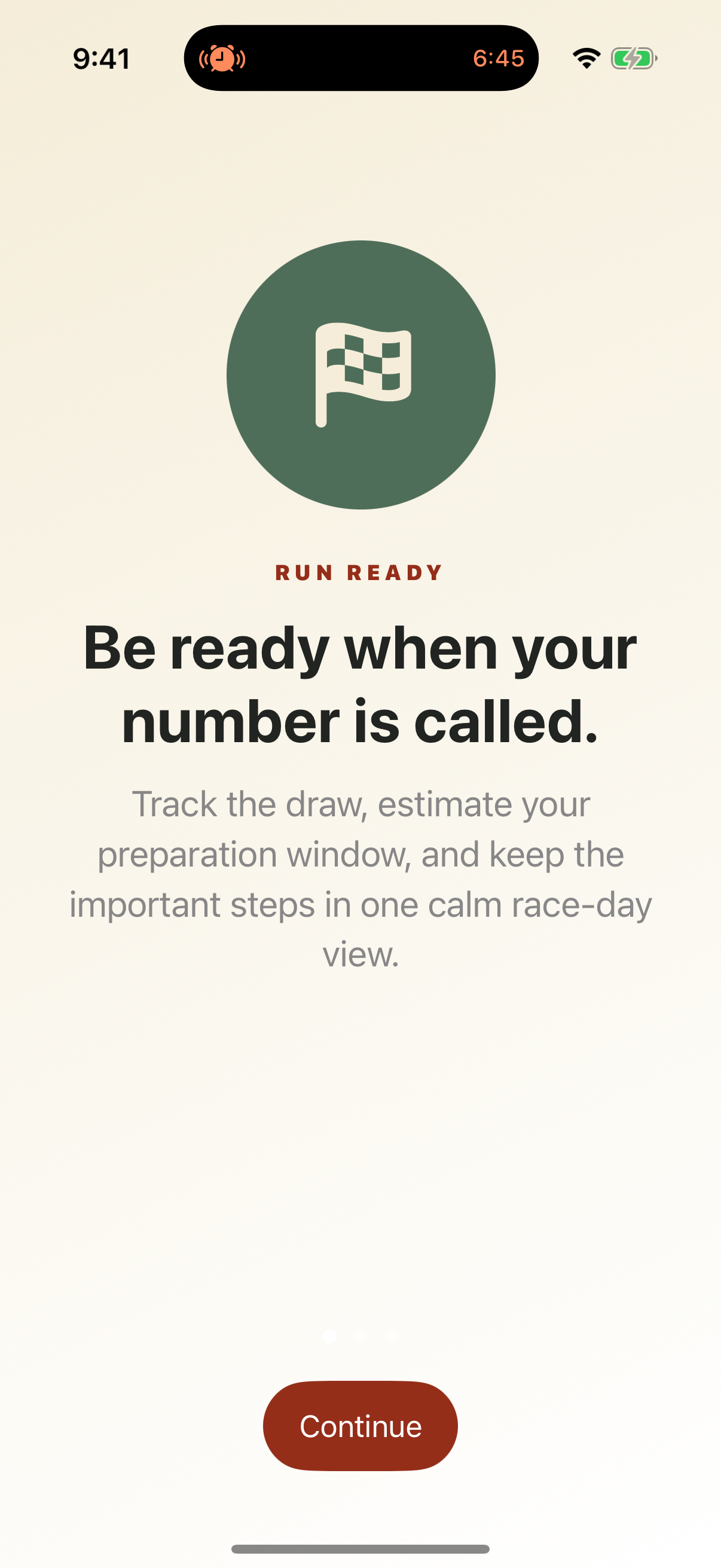 Run Ready app preview