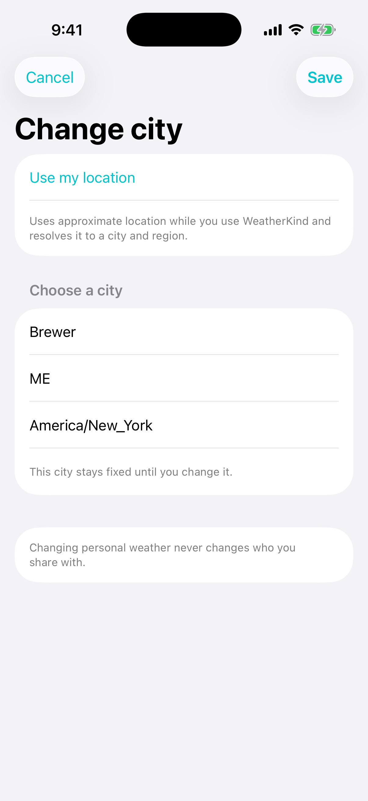 WeatherKind by Nash Apps app screen 4